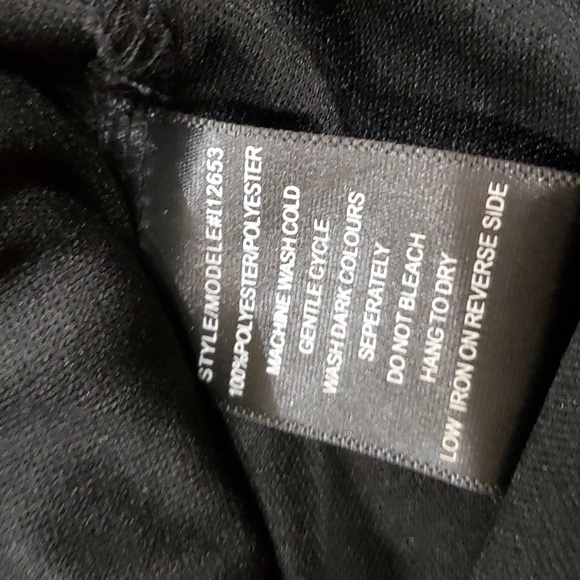 River Island Black And Beige Crochet Dress Size Small EUC - Picture 4 of 9